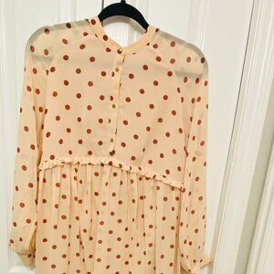 Ichi Polka dot tunic dress